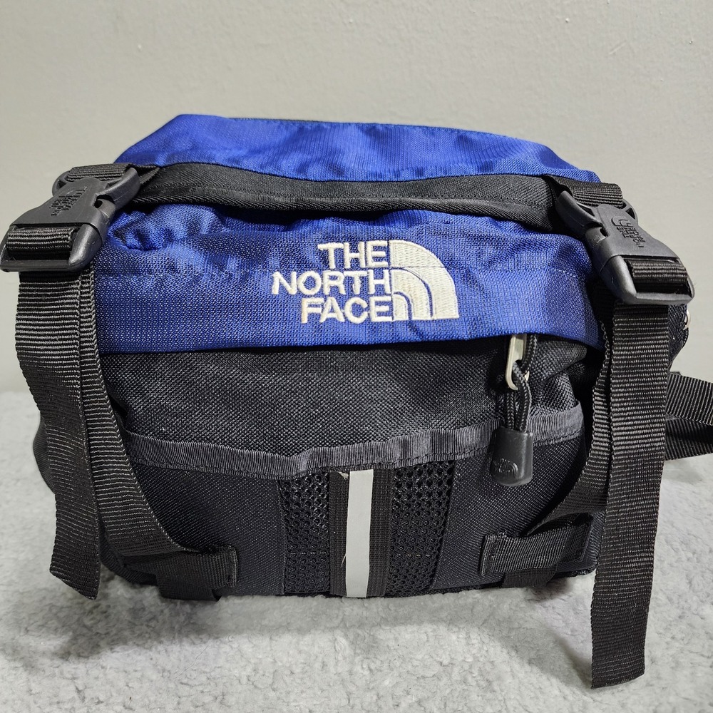 The North Face Fanny‎ Pack Waist Bag Pack Mountain Biker Adjustable Pockets Blue